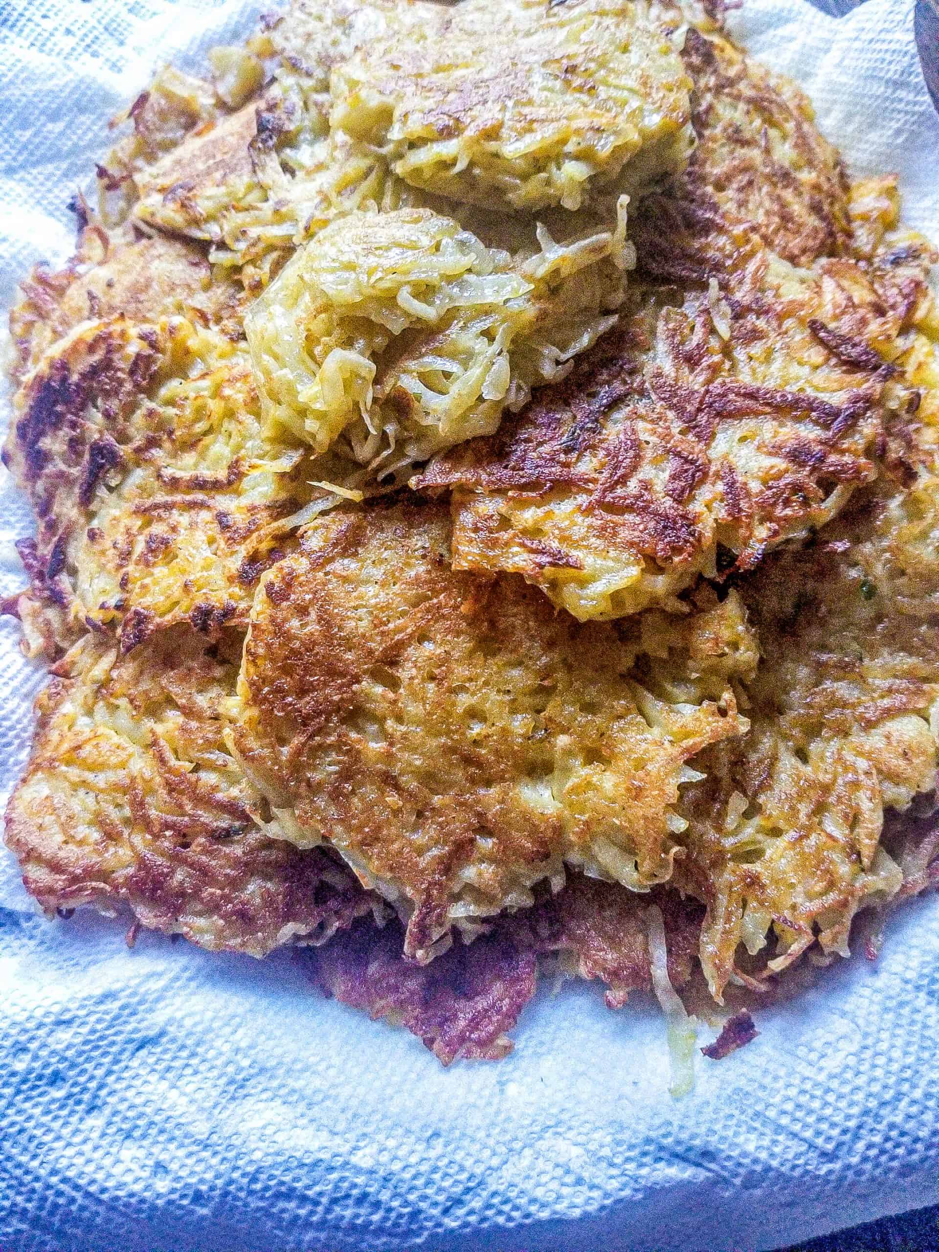 Fried Cheesy Hashbrowns in Patty Form - Cooking with Tyanne