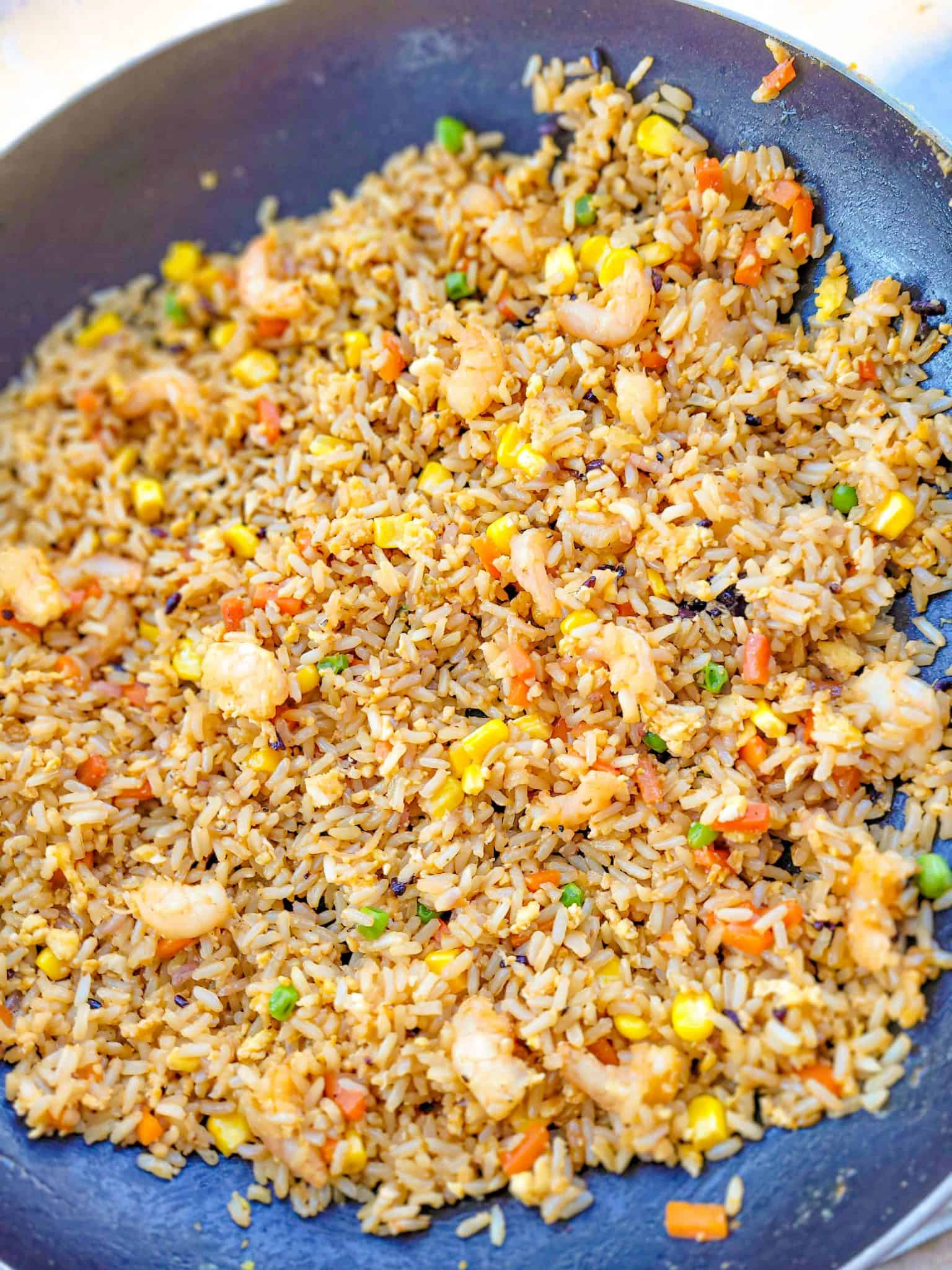 Easy Chinese Shrimp Fried Rice