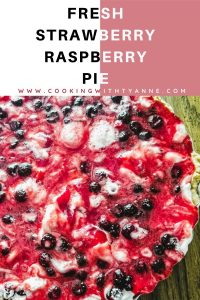 Strawberry Raspberry Pie with Jello - Cooking with Tyanne